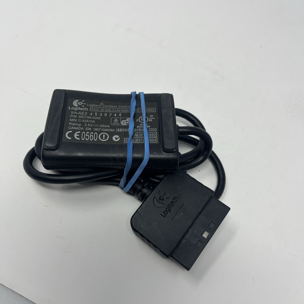 Sony Playstation 2 Logitech Cordless Controller DONGLE ONLY!‎ C-X2A10A